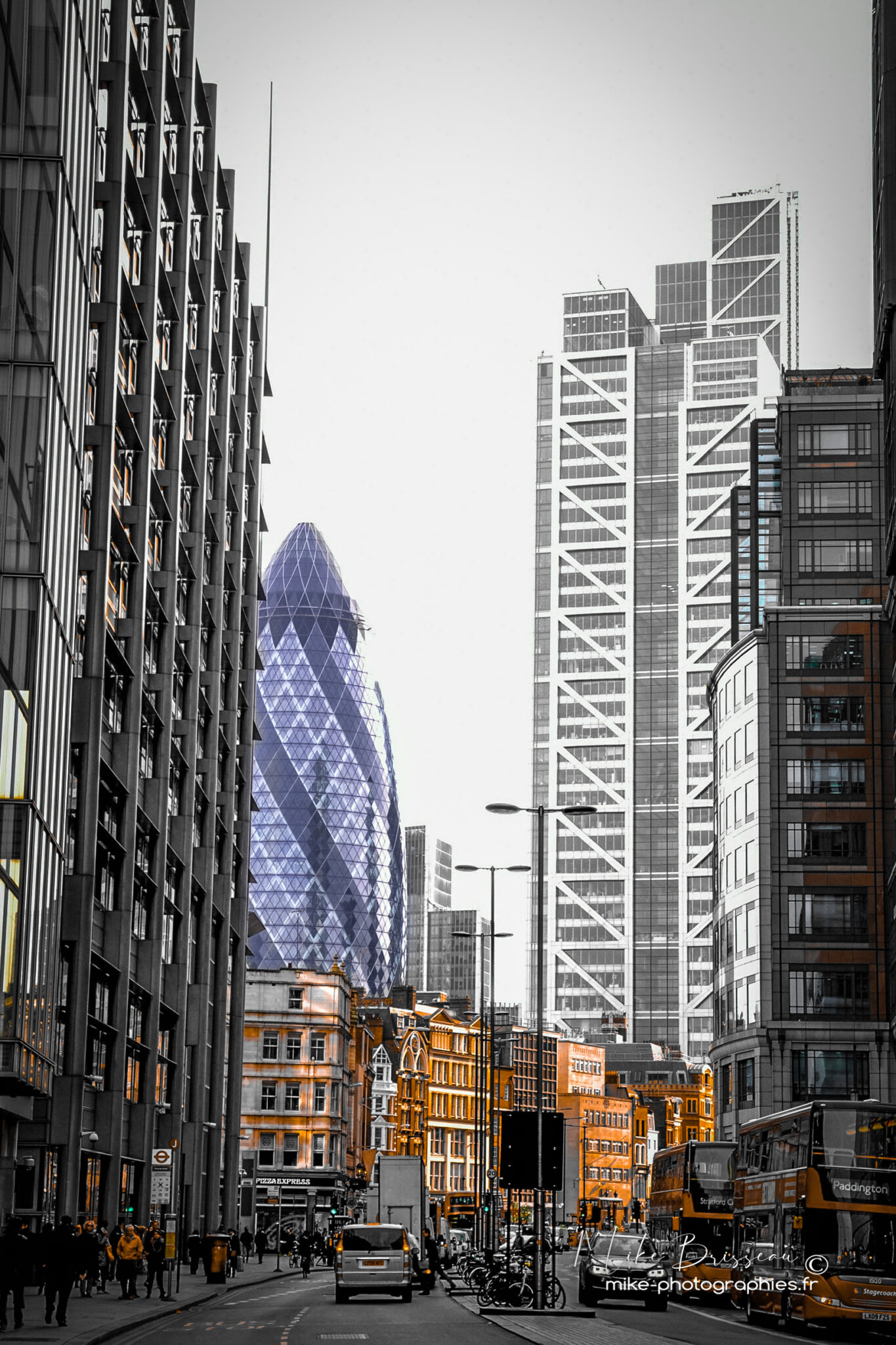 Londres, Urbain, Ville, centre ville, city
