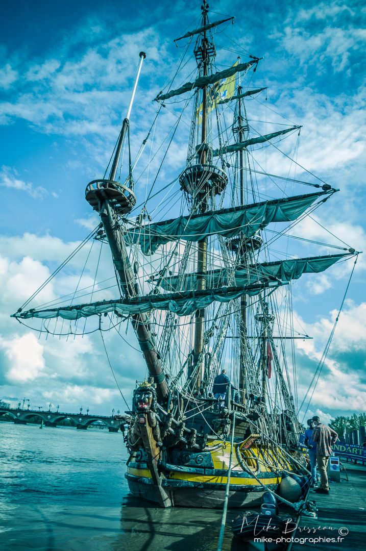 Bateau, Bordeaux, Urbain, Ville, centre ville, city