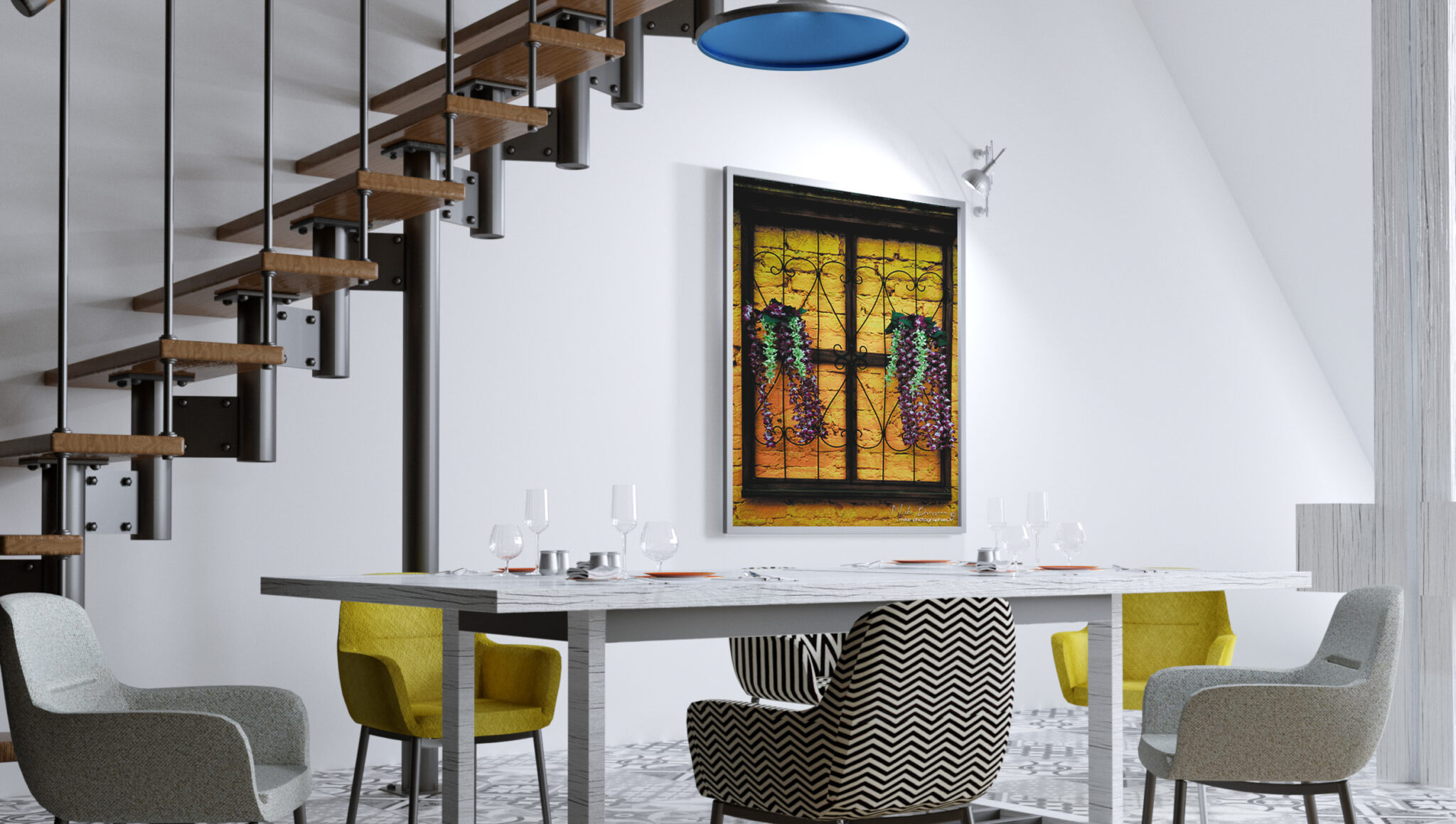 Déco, Décoration, Décoration d'intérieur, Home Staging, Salle_à_manger, Tableau photo