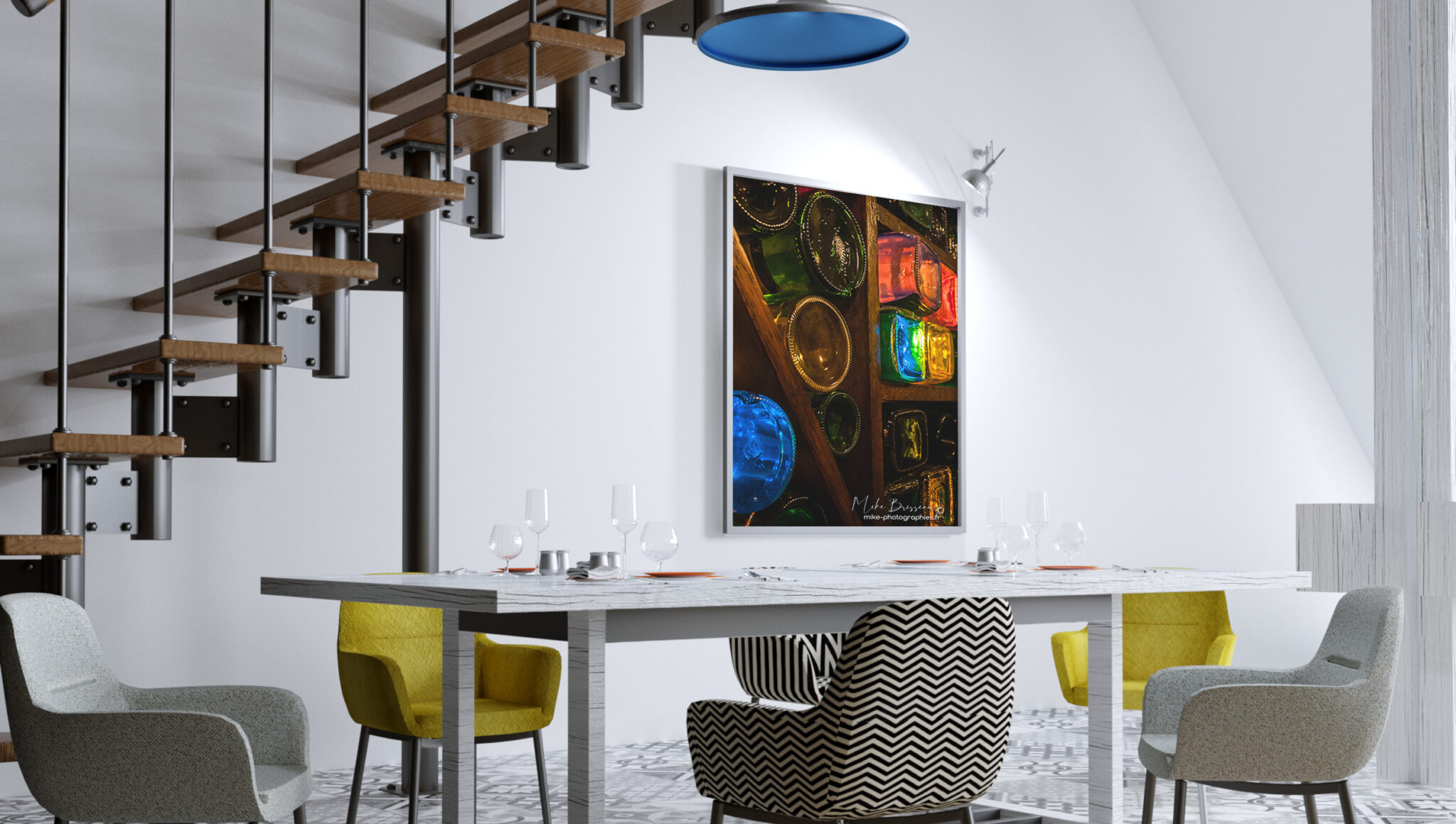 Déco, Décoration, Décoration d'intérieur, Home Staging, Salle_à_manger, Tableau photo