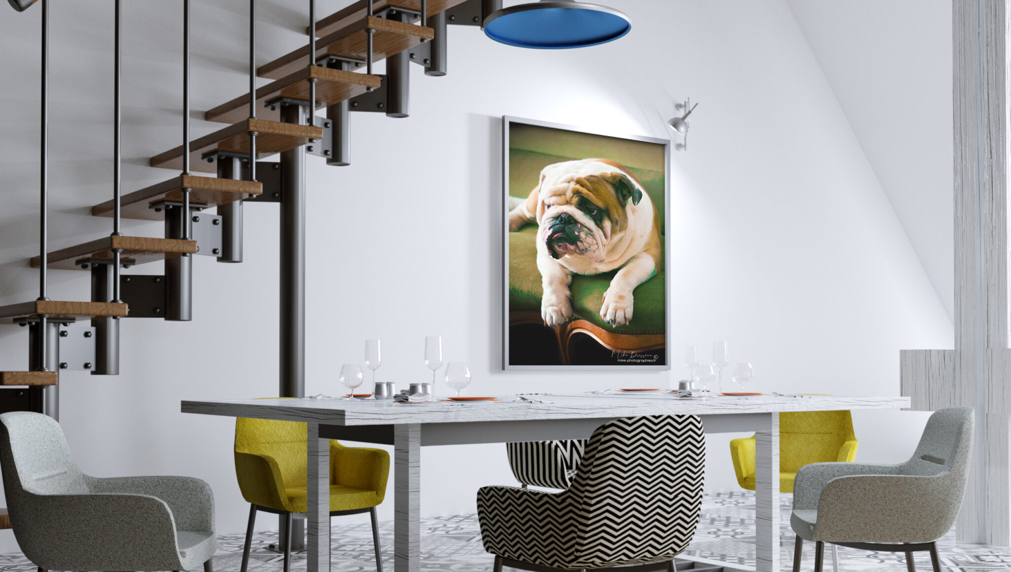 Déco, Décoration, Décoration d'intérieur, Home Staging, Salle_à_manger, Tableau photo
