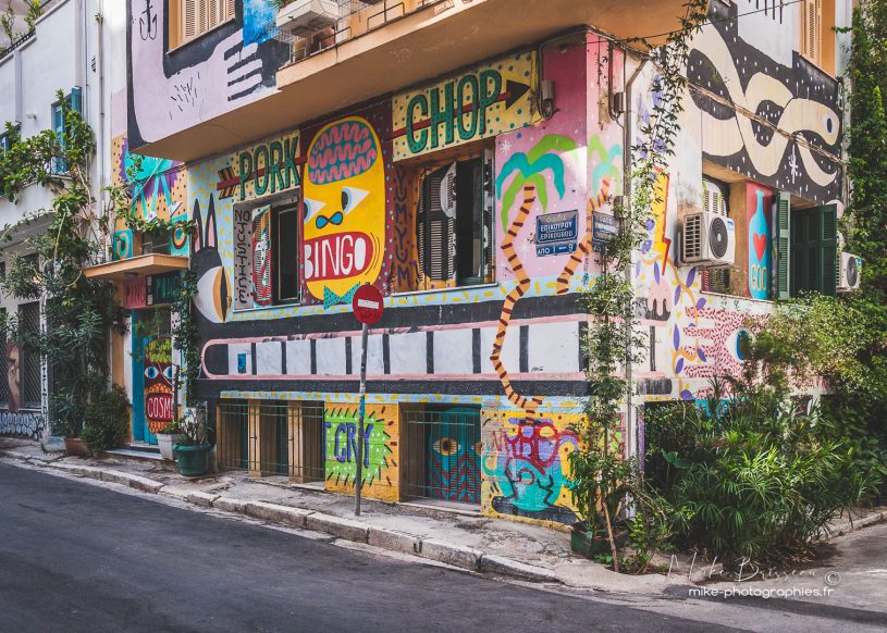 Athènes, Exterrieur, Grèce, Psiri, Rue, Street Art, Urbain, Ville, centre ville, city
