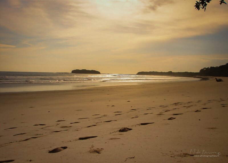 Couché de soleil, Nicaragua, Plage