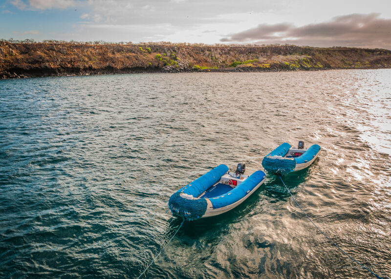 Bateau, Couché de soleil, Equateur, Galápagos