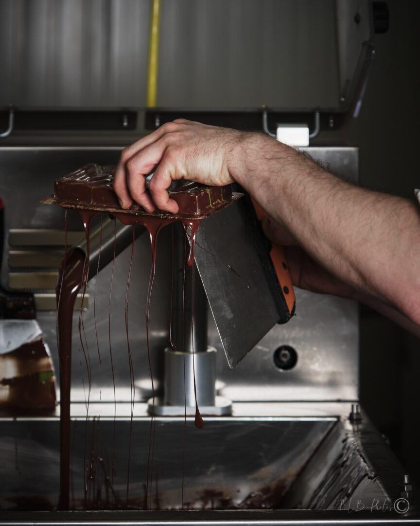 Photographe industriel Dordogne -Photoreportage entreprise - Chocolatier